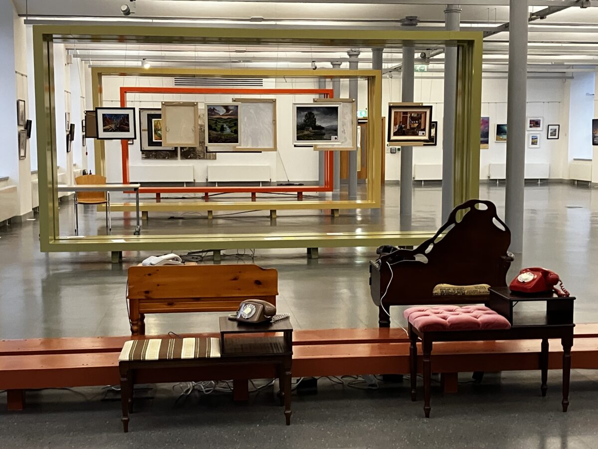 I Just Called (2026) installed at Mossley Mill